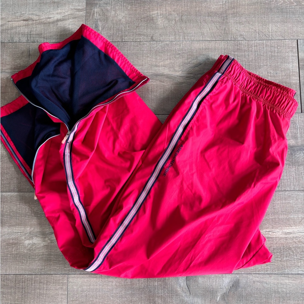 Vintage Abercrombie & Fitch Gym Issue Red Track Pants Size XL